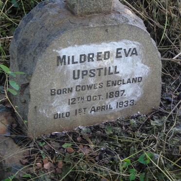 UPSTILL Mildred Eva 1897-1933