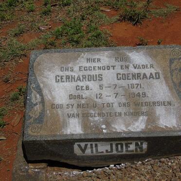 VILJOEN Gerhardus Coenraad 1871-1949