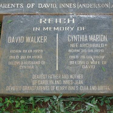WALKER Sophia Ellen nee WILSON -1944 :: REICH Albert Edward 1885-1977 & Hilda Innes WALKER 1901-1982_4