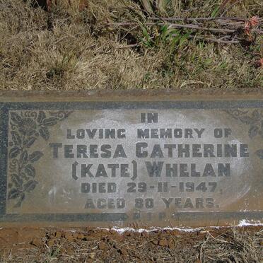 WHELAN Teresa Catherine -1947