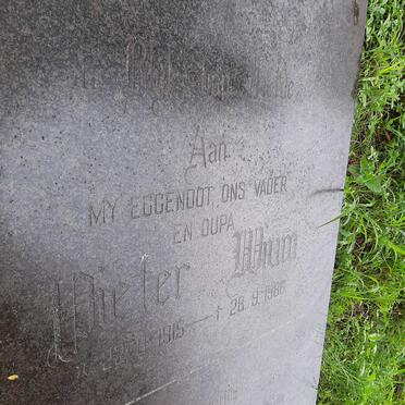 WUIM Pieter 1915-1985 &amp; Rina 1928-2001