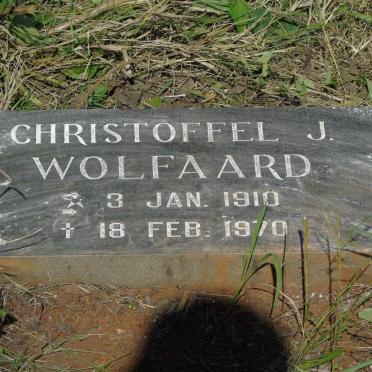WOLFAARD Christoffel J. 1910-1970