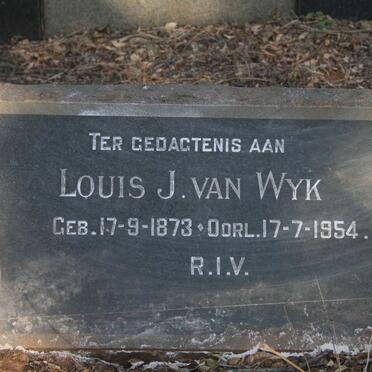 WYK Louis J., van 1873-1954