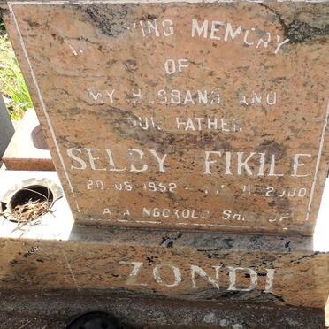 ZONDI Selby Fikile 1952-2000