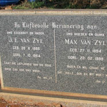 ZYL J.E., van 1885-1964 & Max 1894-1989