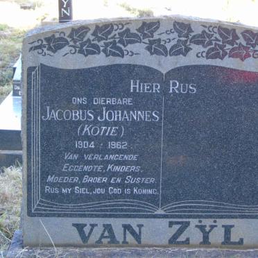 ZYL Jacobus Johannes, van 1904-1962