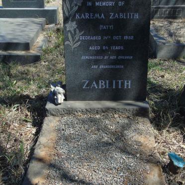 ZABLITH Karema -1952