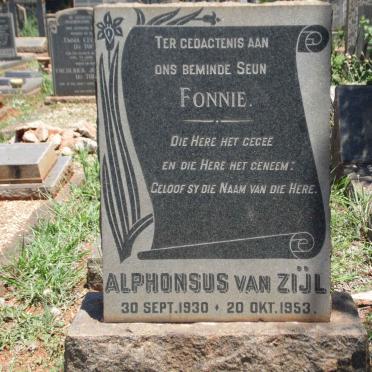 ZIJL Alphonsus, van 1930-1953