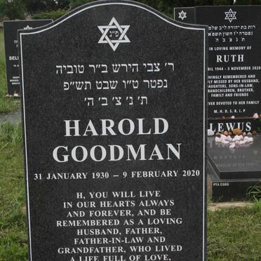 GOODMAN Harold 1930-2020