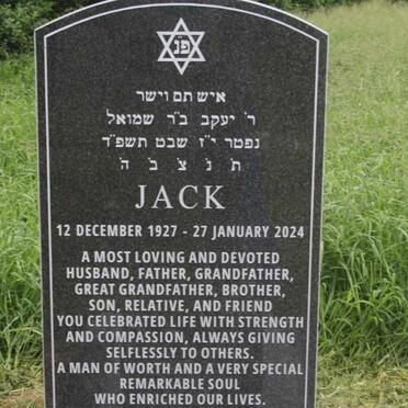 GROSSBERG Jack 1927-2024