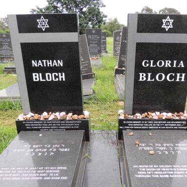 BLOCH Nathan -2010 & Gloria -2004
