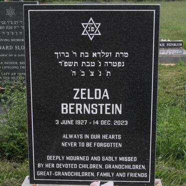 BERNSTEIN Zelda 1927-2023
