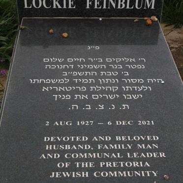 FEINBLUM Lockie 1927-2021