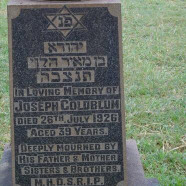 GOLDBLUM Joseph -1926