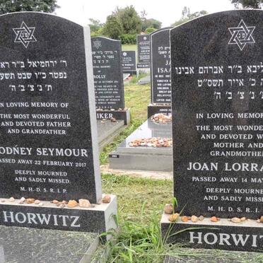 HORWITZ Rodney Seymore -2017 & Joan Lorraine -2009