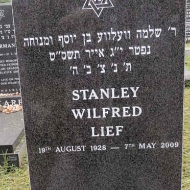 LIEF Stanley Wilfred 1928-2009