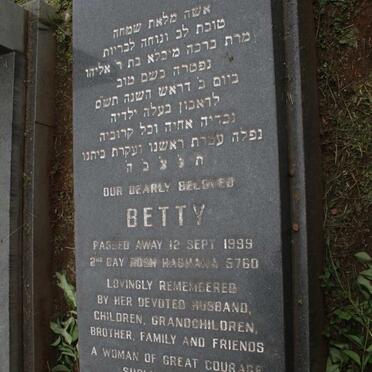 SCHWARTZ Betty -1999