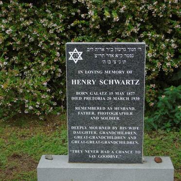 SCHWARTZ Henry 1877-1930