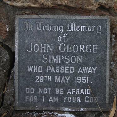 SIMPSON John George -1951