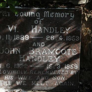 HANDLEY Vi. 1889-1953 :: HANDLEY John Bramcote 1922-1959