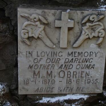 OBRIEN M.M. 1870-1955