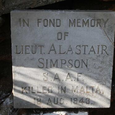 SIMPSON Alastair -1943
