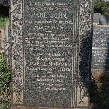 ANKIEWICZ Paul John -1942 & Elizabeth Margaret -1954