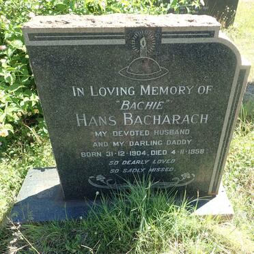 BACHARACH Hans 1904-1958