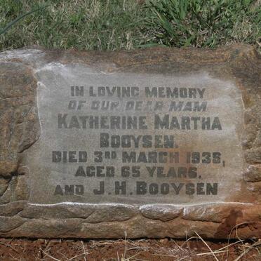 BOOYSEN Katherine Martha -1935 :: BOOYSEN J.H. 