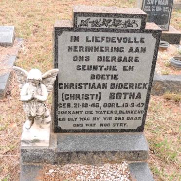 BOTHA Christiaan Diderick 1946-1947