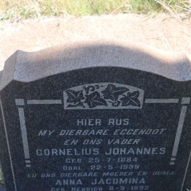 BORNMAN Cornelius Johannes 1884-1939