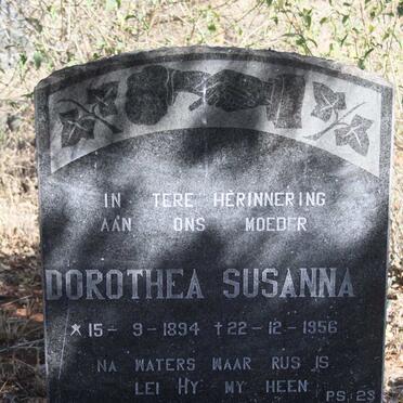 BOSMAN Dorothea Susanna 1894-1956