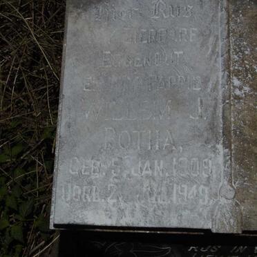 BOTHA Willem J. 1909-1949