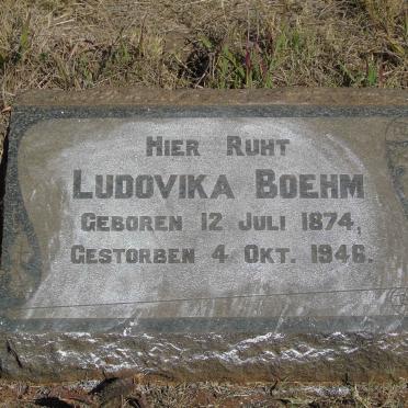 BOEHM Ludovika 1874-1946 