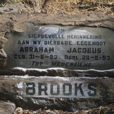 BROOKS Abraham Jacobus 1893-1953