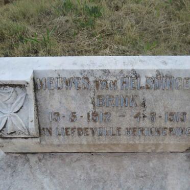 BRINK Meuwes van Helsdingen 1912-1913