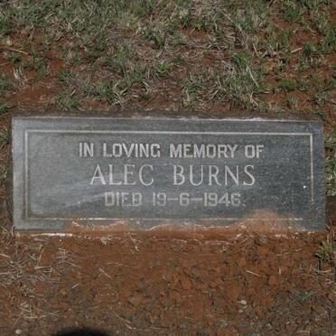 BURNS Alec -1946