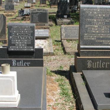 BUTLER Henning Jonathan 1900-1980 &amp; Maria Elizabeth MATTHEE 1906-1946