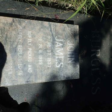 BURGESS Elizabeth Susan -1937 :: BURGESS John James 1937-1999