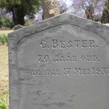 BESTER C. -1937
