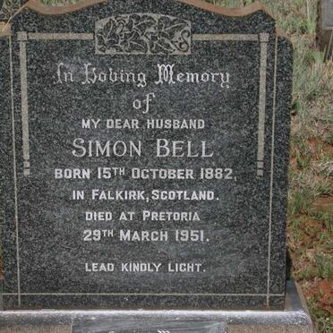 BELL Simon 1882-1951 & A.M.C. 1900-1984