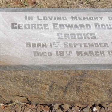 CROOKS George Edward Douglas 1903-1940