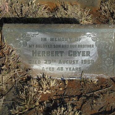 CRYER Herbert -1950