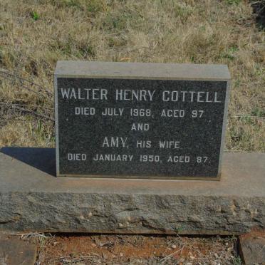 COTTELL Walter Henry -1968 &amp; Amy -1950