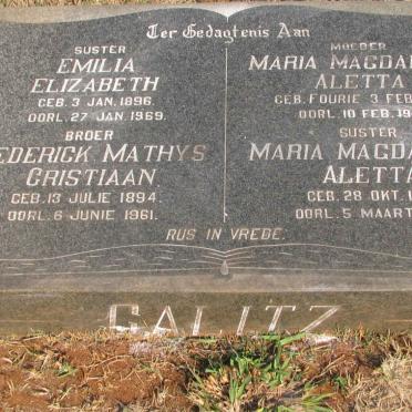 CALITZ Familie