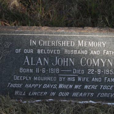 COMYN Alan John 1918-1955