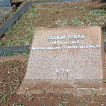 CLEAR Cecilia 1870-1942