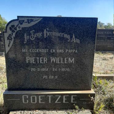 COETZEE Pieter Willem 1912-1970