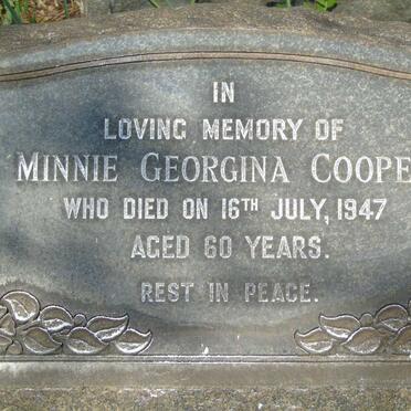 COOPER Minnie Georgina -1947