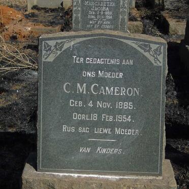 CAMERON C.S. 1885-1954